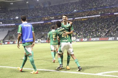 Palmeiras ile Juventude arasındaki maç 2024 Sao Paulo (SP), 06.23.2024 - BRASILEIRO PALMEIRAS Haziran 2024, Allianz Parque, Sao Paulo- SP.