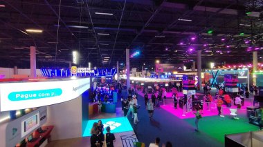 Sao Paulo (SP), 06 / 26 / 2024 - FAIRS / ENTERTAINMENT / GAMES - Gamescon Latam, Büyük Festival 'in ardılı olan elektronik oyunlar fuarı, bu çarşamba başladı ve başkentin güneyindeki Sao Paulo Expo' da önümüzdeki pazara kadar devam edecek..