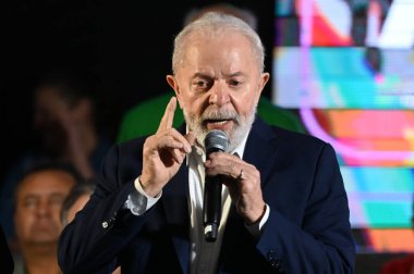 Sao Paulo (SP), Brezilya 06 / 29 / 2024 - Devlet Başkanı Luis Inacio Lula da Silva, Federal Kampüs 'ün inşaatı sırasında