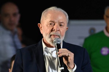 Sao Paulo (SP), Brezilya 06 / 29 / 2024 - Devlet Başkanı Luis Inacio Lula da Silva, Federal Kampüs 'ün inşaatı sırasında
