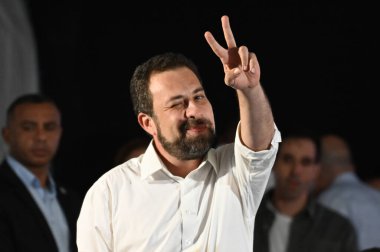 Sao Paulo (SP), 06 / 29 / 2024: Sao Paulo kentinin belediye başkanı adayı Guilherme Boulos ve Cumhuriyet Başkanı Luis Inacio Lula da Silva, Federal Enstitüsü Kampüsü 'nün inşaatını duyuruyorlar.. 