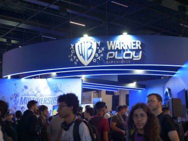 SAO PAULO (SP), Brezilya 06 / 29 / 2024 - Latam Gamescom 2024 'te Sao Paulo Expo Imigrantes' te halk hareketi, Sao Paulo 'nun güney bölgesinde bu Cuma öğleden sonra (28))