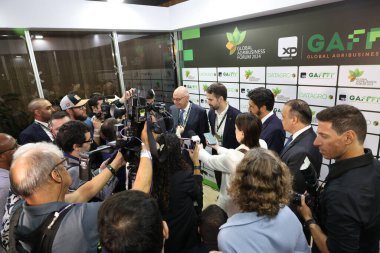 Sao Paulo (SP), 06 / 27 / 2024 FORUM / GAFFFF / FESTIVAL Global Agribusiness Forum (GAF), 27 ve 28 Haziran 2024 tarihlerinde Allianz Parque Stadyumu 'nda Sao Paulo' da düzenlenen ana küresel tarım konferansı.