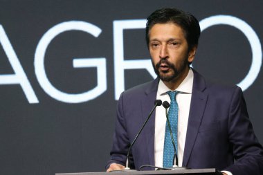 Sao Paulo (SP), 06 / 27 / 2024: Sao Paulo Belediye Başkanı Ricardo Nunes, Küresel Tarım İşletmeleri Forumunun (GAF) açılış töreninde. 