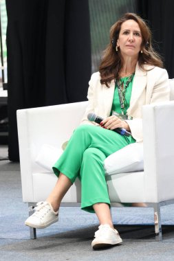 Sao Paulo (SP), 06 / 27 / 2024: Sosyo-çevre uzmanı avukat Samantha Pineda, Küresel Tarım İşletmeleri Forumu (GAF) sırasında Gelişmiş Tarım Uygulamaları panelinde). 