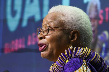 Sao Paulo (SP), Brezilya 06 / 28 / 2024 - Panel: İnsan hakları aktivisti Graca Machel ile Daha Sürdürülebilir Bir Dünya İnşa Etmedeki Kadın Rolü, toplumların gelişimi için yaptığı çalışmalarla tanınıyor