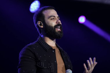 Sao Paulo (SP), Brezilya 06 / 28 / 2024 - Sao Paulo 'nun batı bölgesindeki Allianz Parque' da düzenlenen Küresel Tarım İş Forumu 'nda (GAF) Fiduma ve Jeca çifti tarafından gösterildi.