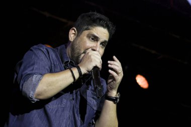 Sao Paulo (SP), Brezilya 06 / 28 / 2024 - Sao Paulo 'nun batı bölgesindeki Allianz Parque' da düzenlenen Küresel Tarım İş Forumu 'nda (GAF) Jorge ve Mateus ikilisi tarafından gösterildi.