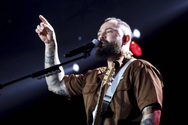 Sao Paulo (SP), Brezilya 06 / 28 / 2024 - Sao Paulo 'nun batı bölgesindeki Allianz Parque' da düzenlenen Küresel Tarım İş Forumu 'nda (GAF) Jorge ve Mateus ikilisi tarafından gösterildi.