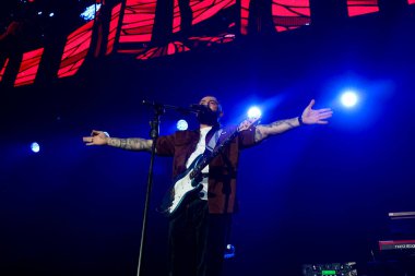 Sao Paulo (SP), Brezilya 06 / 28 / 2024 - Sao Paulo 'nun batı bölgesindeki Allianz Parque' da düzenlenen Küresel Tarım İş Forumu 'nda (GAF) Jorge ve Mateus ikilisi tarafından gösterildi.
