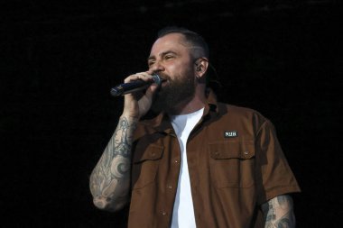 Sao Paulo (SP), Brezilya 06 / 28 / 2024 - Sao Paulo 'nun batı bölgesindeki Allianz Parque' da düzenlenen Küresel Tarım İş Forumu 'nda (GAF) Jorge ve Mateus ikilisi tarafından gösterildi.