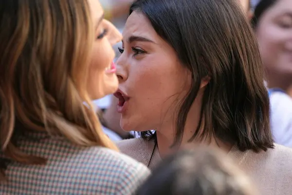 stock image Gracie Abrams Performs Live on the Today Show. June 28, 2024 , New York , USA:  Gracie Madigan Abrams (born September 7, 1999) is an American singer-songwriter known for her indie-pop style. She signed with Interscope Records