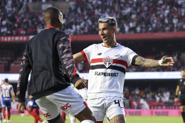 Sao Paulo (SP), Brezilya 06 / 30 / 2024 - BRAZILIAN SAO PAULO 'ya karşı, 30 Haziran 2024, MorumBis Stadyumu, Sao Paulo-SP. 