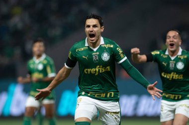 Sao Paulo (SP), Brezilya 07 / 01 / 2024 - Sao Paulo-SP 'deki Allianz Parque' da BRASILEIRO vs PALMEIRAS maçı. 