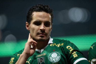 Sao Paulo (SP), Brezilya 07 / 01 / 2024 - Sao Paulo-SP 'deki Allianz Parque' da BRASILEIRO vs PALMEIRAS maçı. 