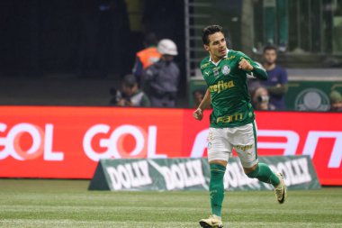 Sao Paulo (SP), Brezilya 07 / 01 / 2024 - Sao Paulo-SP 'deki Allianz Parque' da BRASILEIRO vs PALMEIRAS maçı. 