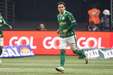 Sao Paulo (SP), Brezilya 07 / 01 / 2024 - Sao Paulo-SP 'deki Allianz Parque' da BRASILEIRO vs PALMEIRAS maçı. 