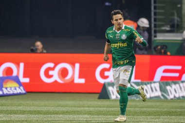 Sao Paulo (SP), Brezilya 07 / 01 / 2024 - Sao Paulo-SP 'deki Allianz Parque' da BRASILEIRO vs PALMEIRAS maçı. 