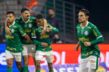 Sao Paulo (SP), Brezilya 07 / 01 / 2024 - Sao Paulo-SP 'deki Allianz Parque' da BRASILEIRO vs PALMEIRAS maçı. 