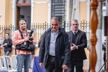 Sao Pedro (SP), Brezilya 02 / 07 / 2024 - Sao Paulo Eyaleti Turizm ve Seyahat Bakanı Roberto de Lucena bu sabah Gustavo Teixeira Müzesi 'nin açılışına katıldı.