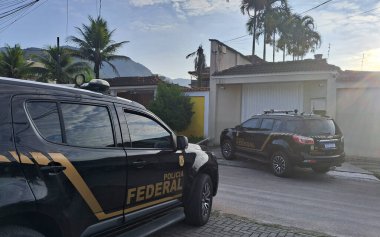 Duque de Caxias (RJ), 07/04/2024 - The Federal Police launched, this Thursday (4/7), the second phase of Operation Venire, which investigates the existence of criminal association responsible for the crime clipart