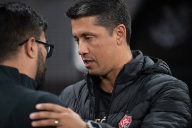 Sao Paulo (SP), Brezilya 07 / 04 / 2024 - BRAZILEIRO vs CORINTHIANS maçı, Neo Quimica Arena, Sao Paulo-SP.