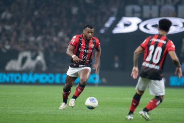 Sao Paulo (SP), Brezilya 07 / 04 / 2024 - BRAZILEIRO vs CORINTHIANS maçı, Neo Quimica Arena, Sao Paulo-SP.