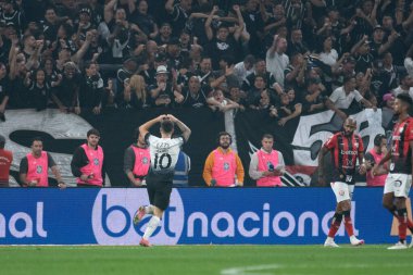 Sao Paulo (SP), Brezilya 07 / 04 / 2024 - BRAZILEIRO vs CORINTHIANS maçı, Neo Quimica Arena, Sao Paulo-SP.