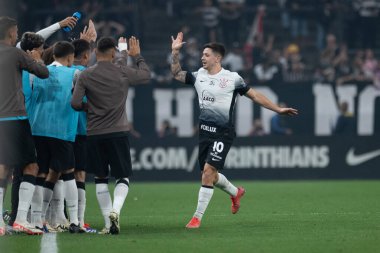 Sao Paulo (SP), Brezilya 07 / 04 / 2024 - BRAZILEIRO vs CORINTHIANS maçı, Neo Quimica Arena, Sao Paulo-SP.