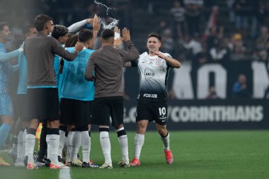 Sao Paulo (SP), Brezilya 07 / 04 / 2024 - BRAZILEIRO vs CORINTHIANS maçı, Neo Quimica Arena, Sao Paulo-SP.