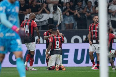 Sao Paulo (SP), Brezilya 07 / 04 / 2024 - BRAZILEIRO vs CORINTHIANS maçı, Neo Quimica Arena, Sao Paulo-SP.