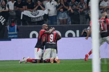 Sao Paulo (SP), Brezilya 07 / 04 / 2024 - BRAZILEIRO vs CORINTHIANS maçı, Neo Quimica Arena, Sao Paulo-SP.