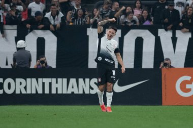 Sao Paulo (SP), Brezilya 07 / 04 / 2024 - BRAZILEIRO vs CORINTHIANS maçı, Neo Quimica Arena, Sao Paulo-SP.