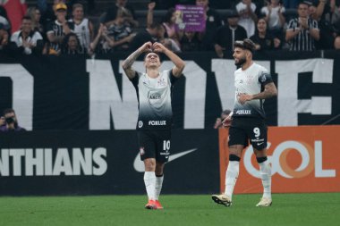 Sao Paulo (SP), Brezilya 07 / 04 / 2024 - BRAZILEIRO vs CORINTHIANS maçı, Neo Quimica Arena, Sao Paulo-SP.