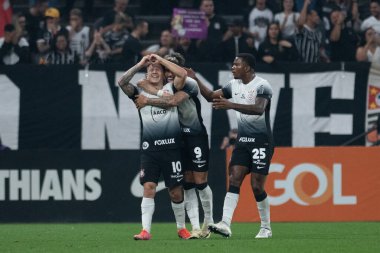 Sao Paulo (SP), Brezilya 07 / 04 / 2024 - BRAZILEIRO vs CORINTHIANS maçı, Neo Quimica Arena, Sao Paulo-SP.