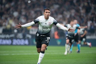 Sao Paulo (SP), Brezilya 07 / 04 / 2024 - BRAZILEIRO vs CORINTHIANS maçı, Neo Quimica Arena, Sao Paulo-SP.