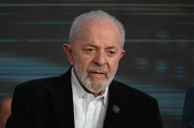 Sao Paulo (SP), Brezilya 07 / 05 / 2024 - Brezilya Cumhurbaşkanı Luis Inacio Lula da Silva, Paulista Siyaset, Ekonomi ve İş Okulu 'nun yeni akademik ve idari binasının açılış törenine katıldı