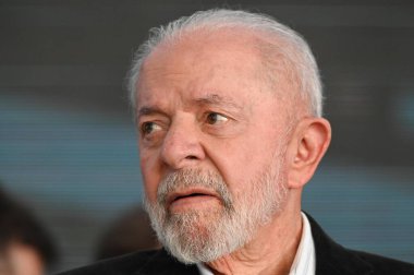 Sao Paulo (SP), Brezilya 07 / 05 / 2024 - Brezilya Cumhurbaşkanı Luis Inacio Lula da Silva, Paulista Siyaset, Ekonomi ve İş Okulu 'nun yeni akademik ve idari binasının açılış törenine katıldı