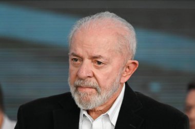 Sao Paulo (SP), Brezilya 07 / 05 / 2024 - Brezilya Cumhurbaşkanı Luis Inacio Lula da Silva, Paulista Siyaset, Ekonomi ve İş Okulu 'nun yeni akademik ve idari binasının açılış törenine katıldı