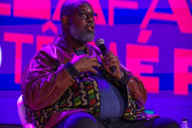 Sao Paulo (SP), 05 / 07 / 2024 - Expo Favela Innovation, varoşlardan girişimciler olan bir iş fuarı. Müziğin ve iletişimin çeşitliliğinin toplumun gelişimine nasıl katkı sağladığı.