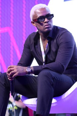 Sao Paulo (SP), 05 / 07 / 2024 - Expo Favela Innovation, gecekondu mahallesinden girişimciler olan bir iş fuarı, Panel: Mundo Funk: Dünyanın en büyük Funk etiketine batırma, MC Ryan ile WTC 'de.