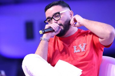 Sao Paulo (SP), 05 / 07 / 2024 - Expo Favela Innovation, varoşlardan girişimciler olan bir iş fuarı. Panel: Mundo Funk: Dünyanın en büyük Funk şirketine daldırma, Rodrigo Oliveira 'nın arabuluculuğunda WTC. 