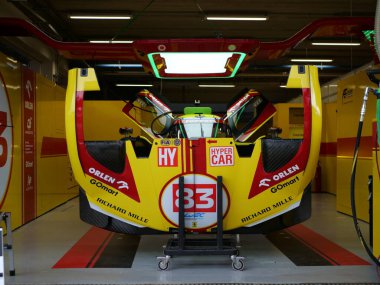 SAO PAULO (SP), Brezilya 07 / 10 / 2024 - FIA 'nın ana Dayanıklılık kategorisi olan Rolex 6 Saat Interlagos' ta yarışacak takımların hazırlanması sırasında hareket.