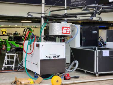 SAO PAULO (SP), Brezilya 07 / 10 / 2024 - FIA 'nın ana Dayanıklılık kategorisi olan Rolex 6 Saat Interlagos' ta yarışacak takımların hazırlanması sırasında hareket.