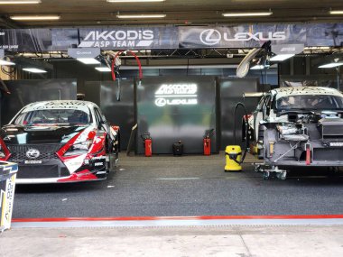 SAO PAULO (SP), Brezilya 07 / 10 / 2024 - FIA 'nın ana Dayanıklılık kategorisi olan Rolex 6 Saat Interlagos' ta yarışacak takımların hazırlanması sırasında hareket.