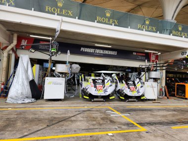 SAO PAULO (SP), Brezilya 07 / 10 / 2024 - FIA 'nın ana Dayanıklılık kategorisi olan Rolex 6 Saat Interlagos' ta yarışacak takımların hazırlanması sırasında hareket.