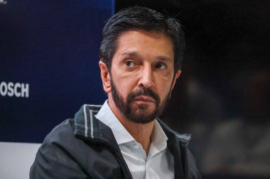 SAO PAULO (SP), 10 / 07 / 2024 - Sunum Konferansı FIA WEC Rolex 6 Horas de Sao Paulo, WEC Kelime Dayanışma Şampiyonası CEO 'su Frederic Lequien, ACO Otomobil Kulübü Başkanı D Oeste Pierre Filon, Ricardo Nunes ve Gustavo Pires.