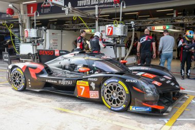 Sao Paulo (SP), Brezilya 07 / 11 / 2024 - Pit eğitimi, Sao Paulo 'nun güney bölgesindeki Interlagos pistinde FIA' nın ana Dayanıklılık kategorisi olan Rolex 6 Saat Interlagos 'ta