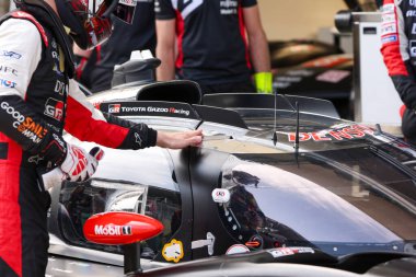 Sao Paulo (SP), Brezilya 07 / 11 / 2024 - Pit eğitimi, Sao Paulo 'nun güney bölgesindeki Interlagos pistinde FIA' nın ana Dayanıklılık kategorisi olan Rolex 6 Saat Interlagos 'ta