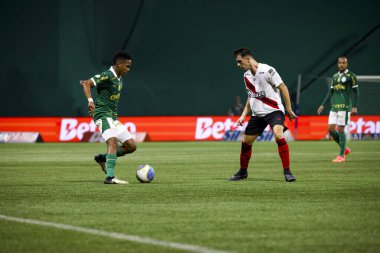 Sao Paulo (SP), 07 / 11 / 2024 - Palmeiras oyuncusu Estevao Palmeiras ve Atletico-GO arasında oynanan karşılaşmada, Brezilya Şampiyonası 'nın 16. turu için geçerli, 11 Temmuz 2024 Perşembe gecesi, Allianz Parque' da.